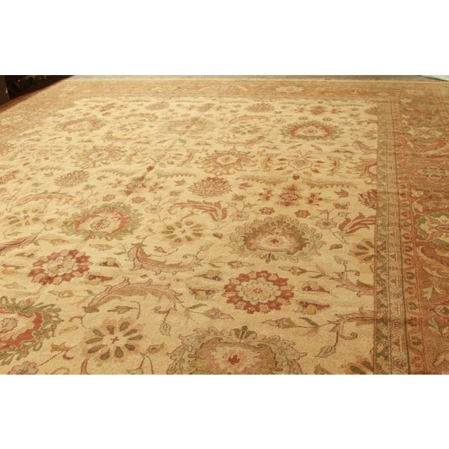 Made with hand-knotted wool, this 15x24 Sultanabad style rug is among the earliest works in this Modern Classics...