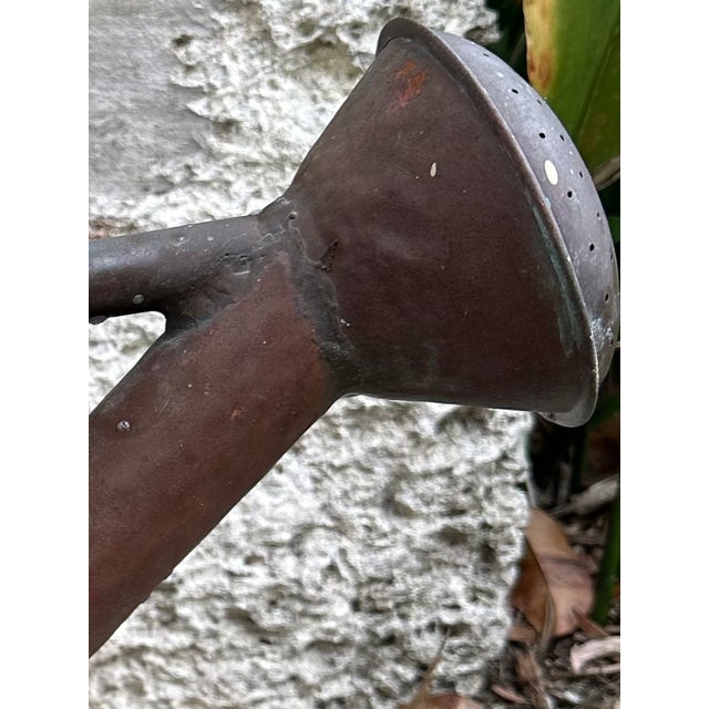 Metal Vintage 1980’s Copper Watering Can For Sale - Image 7 of 14