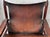 1960s Mid-Century Buffalo Leather Safari Chair by Arne Norell, Scandinavia, 1950s For Sale - Image 5 of 14