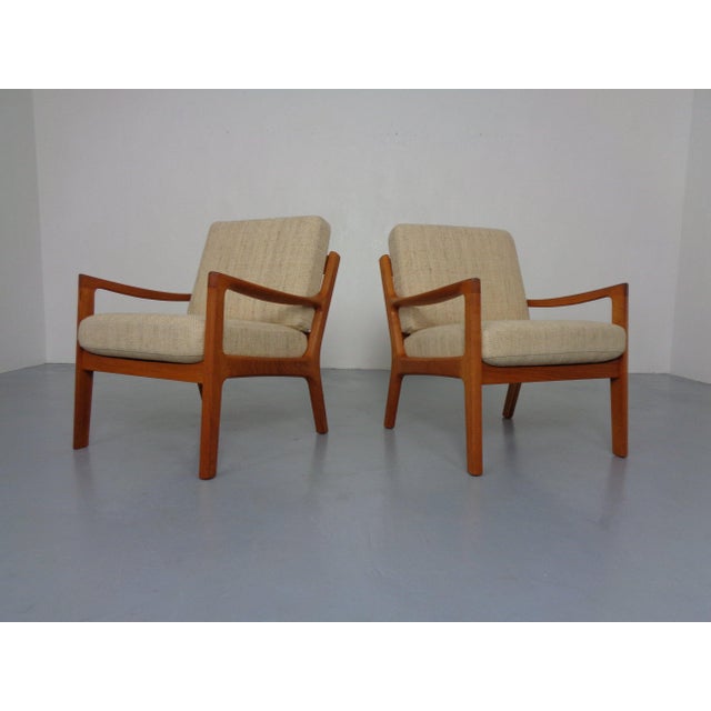 Teak Senator Lounge Chair by Ole Wanscher for Poul Jeppesen, Denmark, 1960s For Sale - Image 15 of 15