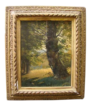 Unsigned California 19th Century Plein Air Oil Painting