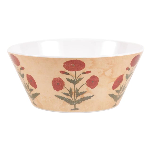 Poppy Red Small Bowls, Set of 4 For Sale