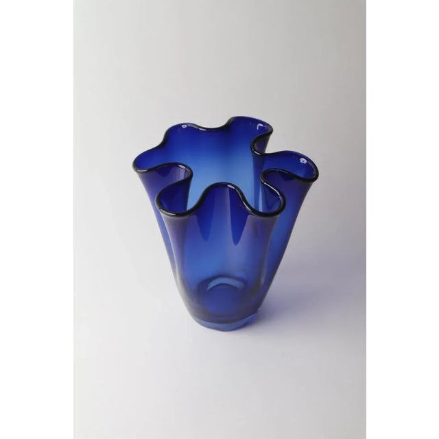 Mid-Century Modern Vase by Holmegaard for Lütken Taschentuch For Sale - Image 3 of 11