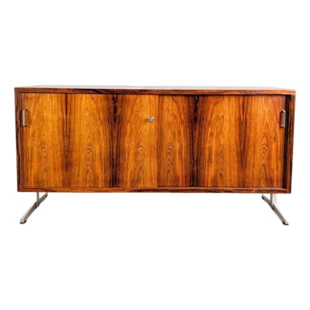 Vintage Sideboard in Rosewood, 1950 For Sale