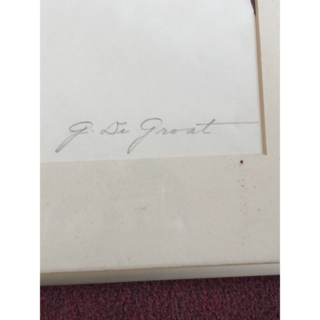 1980s Original Watercolor Painting by California Artist George De Groat For Sale - Image 5 of 11