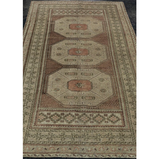 Turkish Vintage Rug 3'7" x 6'7" #20721 Explore a curated collection of hallway runners, wool rugs, and handmade...