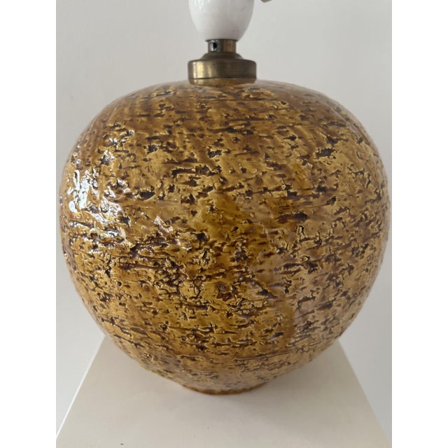 Rörstrand Large Swedish Handmade Table Lamp by Gunnar Nylund for Rörstrand, 1960s For Sale - Image 4 of 9