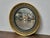 Gold English Giltwood Convex Mirror With Ebonized Bosses, 19th Century For Sale - Image 8 of 14