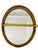 Uttermost Oval Wall Mirror Gold Tone Ornate Frame Hollywood Regency 30x24 For Sale - Image 4 of 7