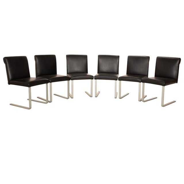 Quant Leather Chairs from Cor, Set of 6 For Sale - Image 10 of 10