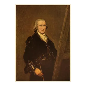 Circa 1940s After Francisco Goya "Portrait of Francisco Bayeu" Vintage Full-Color Print