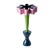 3-Piece Flower Vase by Karim Rashid for Bitossi, 2006 For Sale