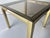 1970s Vintage Hollywood Regency Brass & Smoked Glass Side Table by Renato Zevi, 1970s For Sale - Image 5 of 7