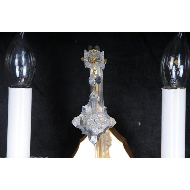 Palwa Wall Sconces in Crystal Brass, 1960, Set of 6 For Sale - Image 15 of 18