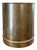 Vintage Labrazel Antique Brass Wadtebasket / Waste Basket / Trash Can, Made in Italy For Sale