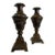 Antique Bronze Vases a Pair For Sale