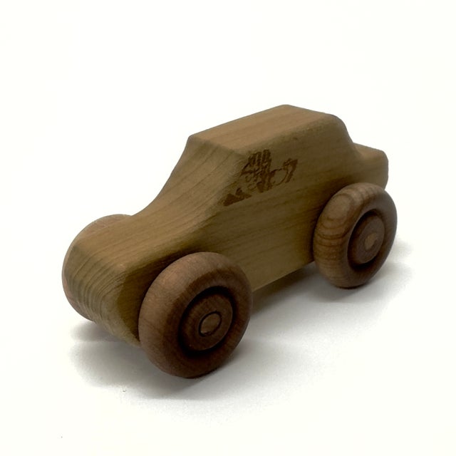 Old School Wooden Toy Vehicle Curation - Group of 5 For Sale - Image 12 of 12