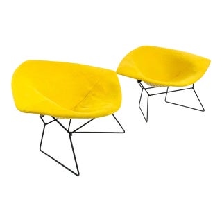 Large Diamond Chairs by Harry Bertoia for Knoll - a Pair For Sale