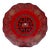 Large Antique Chinese Red Lacquered Round Box For Sale