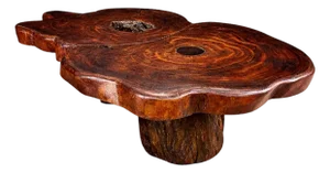 Monumental “Denúncia” Table Crafted From Reclaimed Brazilian Wood, 1970s