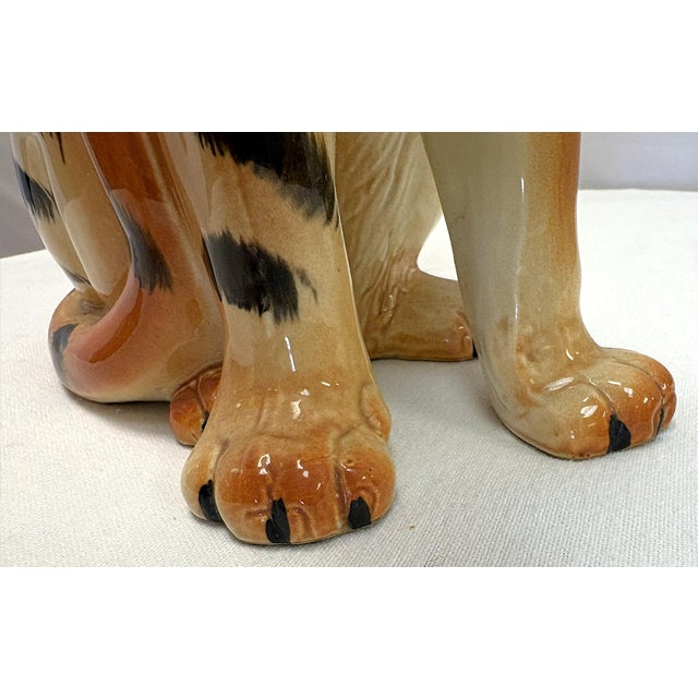 Vintage Ceramic Tiger Figure For Sale - Image 14 of 15