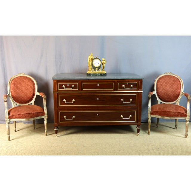 Louis XVI Commode in Wood, 1700s For Sale - Image 11 of 12