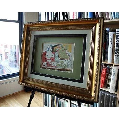 Abstract Le Corbusier Lithograph Original in Color Ltd. Edition SIGNED+w/Frame For Sale - Image 3 of 6