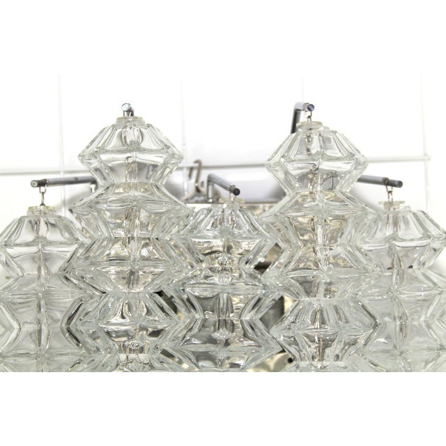 Large Chrome Pagoda Sconces by J. T. Kalmar, 1960s, Set of 2 For Sale - Image 16 of 18