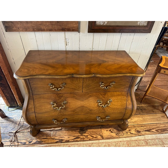 1990s 1990s Serpentine Chest of Drawers by Baker For Sale - Image 5 of 10