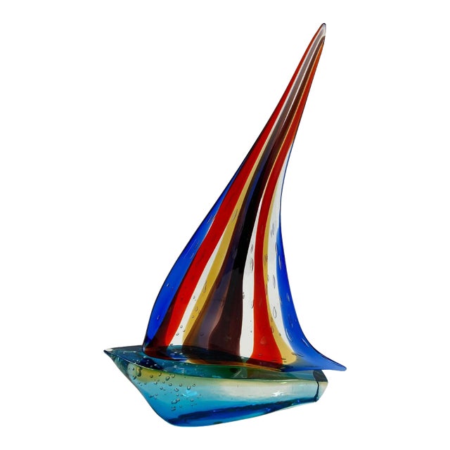 Sailboat Sculpture by Sergio Costantini For Sale