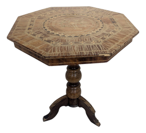 19th Century Biedermaier Marquetry Coffee Table