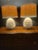 Pair of Vintage White Ceramic Pineapple/Artichoke Table Lamps With Burlap Shades For Sale - Image 4 of 6