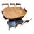 1960s Mid Century Modern Troeds Bjarnum Dining Table and Chairs - Set of 11 For Sale