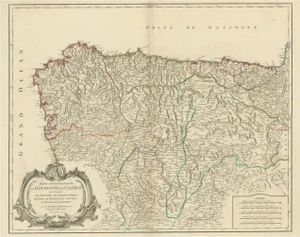 Spanish Map of Kingdoms of Castile