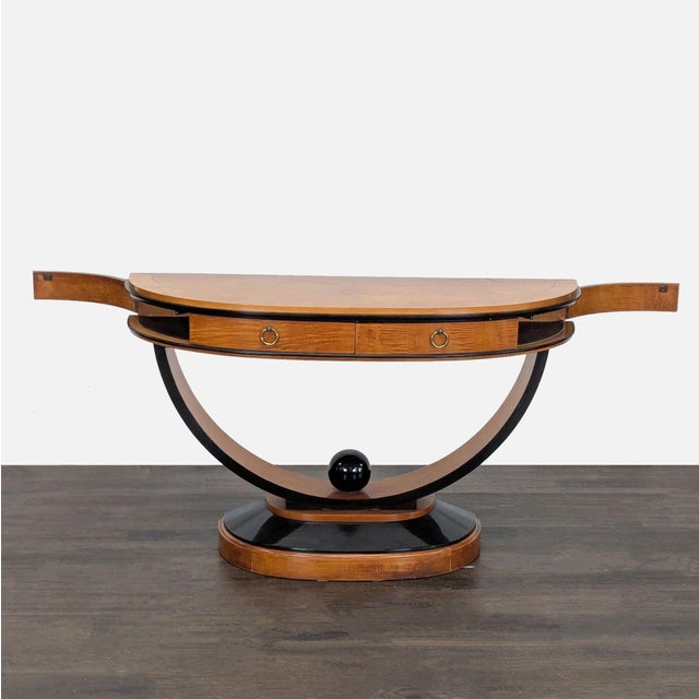 Traditional Vintage National Mt. Airy Vienna Console Table For Sale - Image 3 of 10
