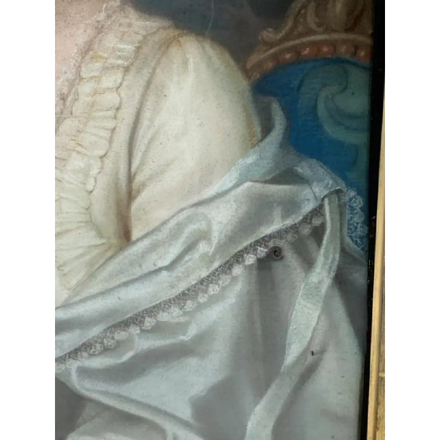 18th Century Gouache Portraits of French Aristocrats by Charles Noel - a Pair For Sale In Boston - Image 6 of 13