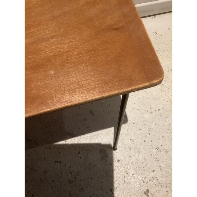 Vintage Dutch Newspaper Rack Side Table, 1950 For Sale - Image 4 of 6