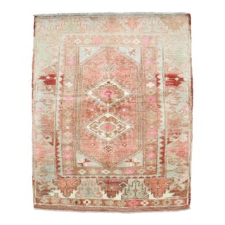 Turkish Anatolian Small Square Rug rug no.j4981 For Sale