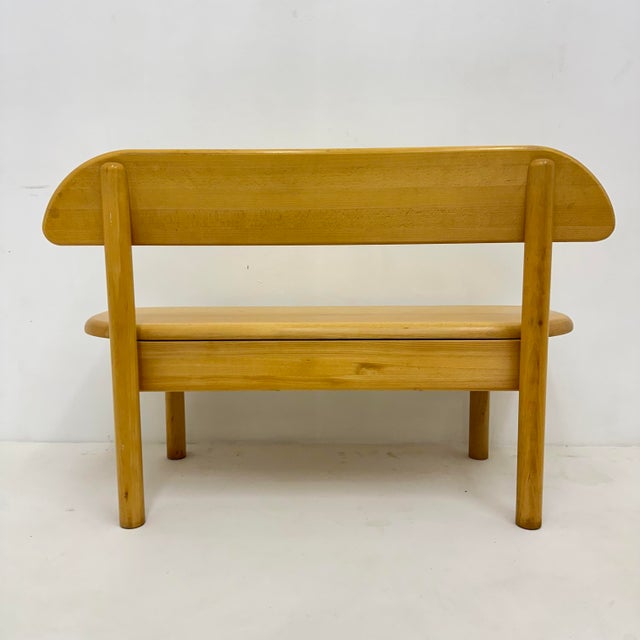 Danish Wooden Bench from Ansager Mobler, 1970s For Sale - Image 11 of 18