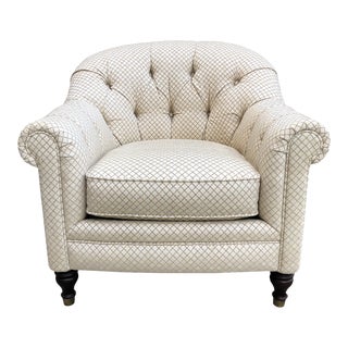 Bernhardt Off-white Upholstered Chair For Sale