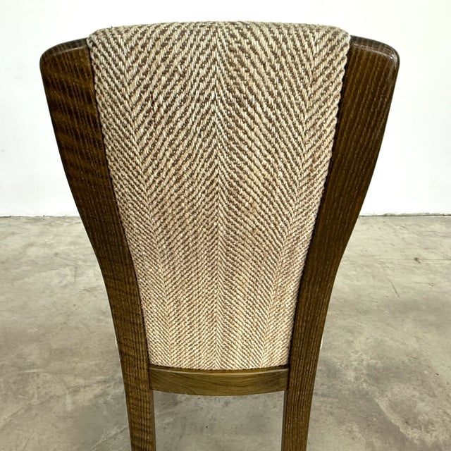 Brown French Vintage Dining Chairs, 1970s – Set of 6 For Sale - Image 8 of 10