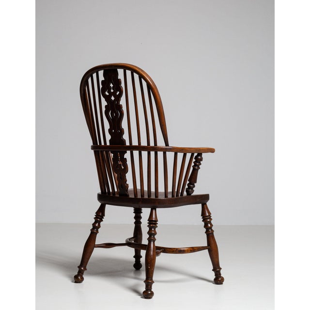 19th Century France Brown Wood Armchair For Sale In Greensboro - Image 6 of 10
