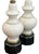 Traditional Pair 1960s Stiffel Asian Inspired Ivory Crackle-Glaze Ginger Jar Lamps For Sale - Image 3 of 10
