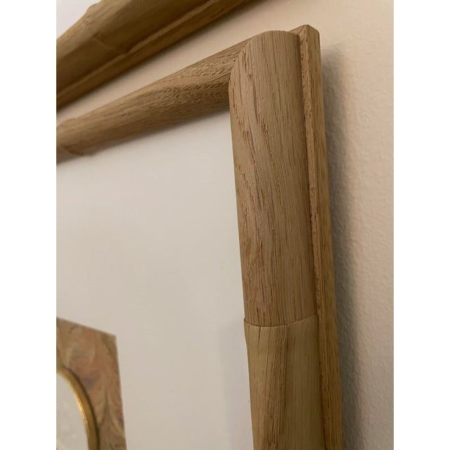 Contemporary Framed Intaglios on Vintage Italian Marbled Paper Background For Sale - Image 3 of 7