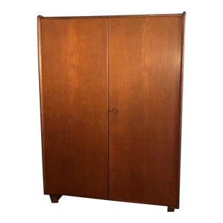 Mummenthaler & Meier Teak Magic Box Folding Desk Cabinet 1960s For Sale