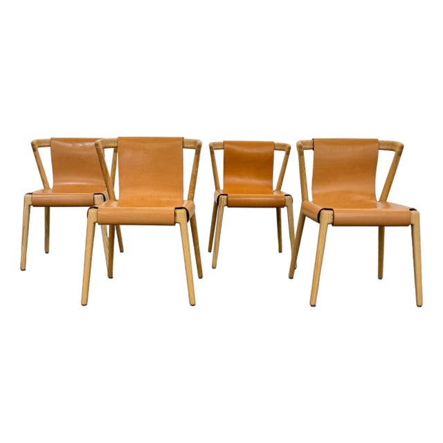 Tom Feraday Pieman Dining Chair Set of 4 For Sale