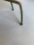 Metal Pair of Spanish Mid-Century Modern Style Gilt Iron Benches With X-Stretchers For Sale - Image 7 of 18