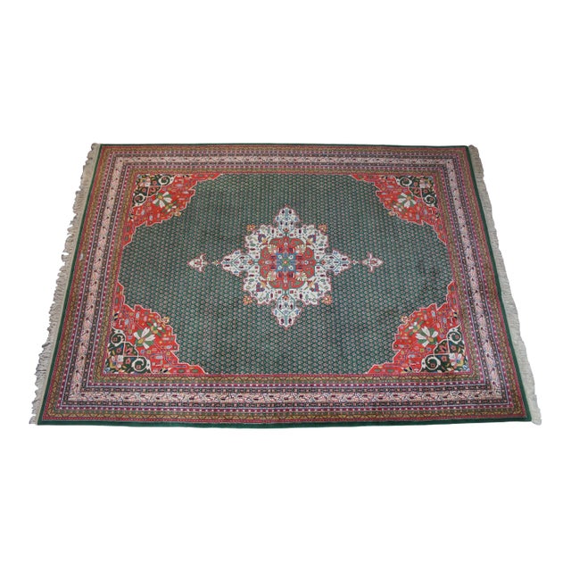 Late 20th Century Vintage Kaimuri Wool Tabriz Mahi Rug For Sale