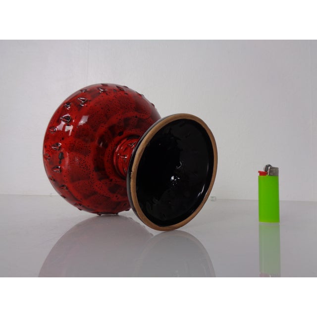 Italian Strawberry Ceramic Vase by Fratelli Fanciullacci for Bitossi, 1960s For Sale - Image 12 of 18