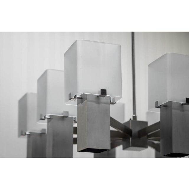 Cubic Chandelier Angelo Lelii for Arredoluce, Italy, 1972 For Sale - Image 8 of 18